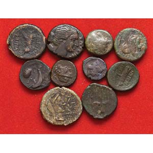 LOTTI - Greche  Lotto di 10  monete
