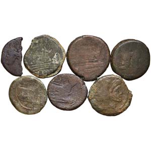 LOTTI - Repubblicane  Lotto di 7 monete