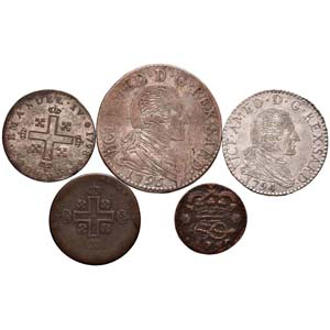 LOTTI - Savoia  Lotto di 5 monete