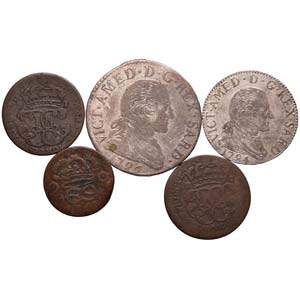 LOTTI - Savoia  Lotto di 5 monete