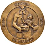 MEDAGLIE - CITTA - Pompei  - Medaglia 1992 ... 