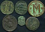 LOTTI - Bizantine  Lotto di 6 monete