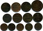 LOTTI - Estere  RUSSIA - Lotto di 13 monete