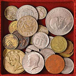 LOTTI - Estere  VARIE - Lotto di 25 monete