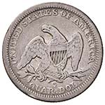 ESTERE - U.S.A.  - Quarto di dollaro 1857   ... 
