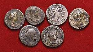 LOTTI - Imperiali  Lotto di 6 denari suberati