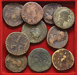 LOTTI - Imperiali  Lotto di 10 monete