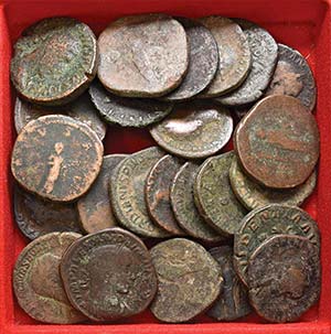 LOTTI - Imperiali  Lotto di 24 monete (14 ... 