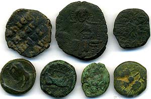 LOTTI - Bizantine  Lotto di 7 monete (3 ... 