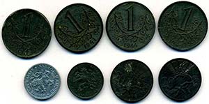 LOTTI - Estere  BOEMIA - Lotto di 8 monete