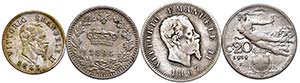 LOTTI - Savoia  Lira 1867 M, 50 centesimi ... 
