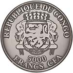 ESTERE - CONGO - Repubblica  - 5.000 Franchi ... 