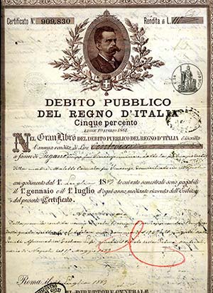 VARIE  Debito pubblico, Umberto I (2), ... 