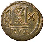 BIZANTINE - Giustino II (565-578) - Follis ... 
