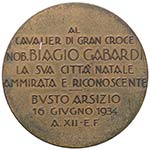 MEDAGLIE - PERSONAGGI - Biagio Gabardi  - ... 