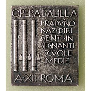 MEDAGLIE - FASCISTE  - Spilla A. XII - Opera ... 