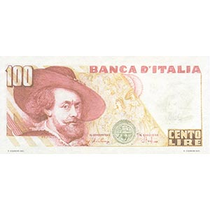 VARIE  Banca dItalia, 100 lire Rubens