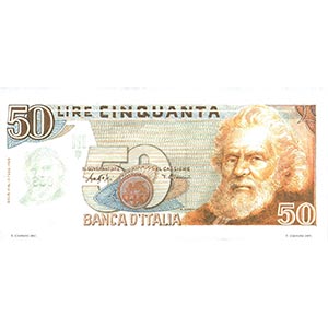 VARIE  Banca dItalia, 50 lire Carducci