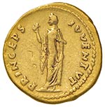 ROMANE IMPERIALI - Domiziano (81-96) - Aureo ... 