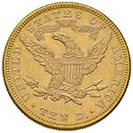 ESTERE - U.S.A.  - 10 Dollari 1897 - Liberty ... 