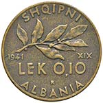 SAVOIA - Albania  - 0,10 Lek 1941 XIX Pag. ... 