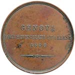 MEDAGLIE - CITTA - Genova  - Medaglia 1846 ... 