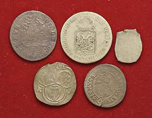LOTTI - Estere  AUSTRIA - Lotto di 5 monete