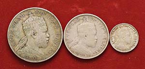 LOTTI - Estere  ETIOPIA - Lotto di 3 monete