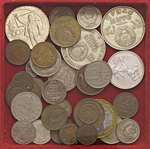 LOTTI - Estere  RUSSIA - Lotto di 38 monete