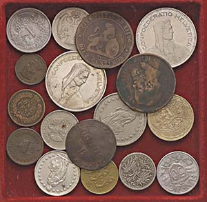 LOTTI - Estere  VARIE - Lotto di 18 monete
