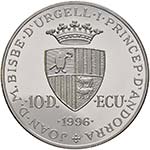 ESTERE - ANDORRA  - 10 Diners 1996   AG  In ... 