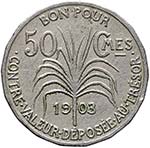ESTERE - GUADALUPE  - 50 Centimes 1903 Kr. ... 