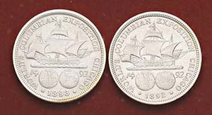 ESTERE - U.S.A.  - Mezzo dollaro 1892 e 1893 ... 