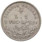 SAVOIA - Eritrea  - Lira 1891 Pag. 635; ... 