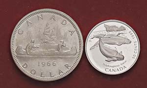 LOTTI - Estere  CANADA - Dollaro 1966 e 50 ... 