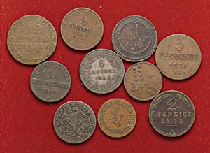 LOTTI - Estere  GERMANIA - Lotto di 10 monete