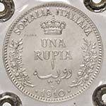 SAVOIA - Somalia  - Rupia 1910 Pag. P.P. ... 