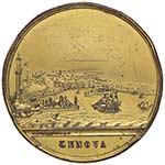 MEDAGLIE - CITTA - Genova  - Medaglia 1746  ... 