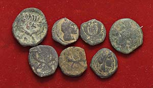 LOTTI - Greche  NABATEI - Lotto di 7 monete