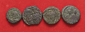 LOTTI - Bizantine  Lotto di 4 monete