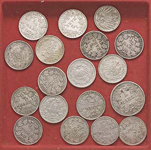 LOTTI - Estere  GERMANIA - Lotto di 18 monete