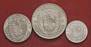 LOTTI - Estere  PANAMA - Lotto di 3 monete