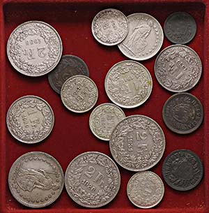 LOTTI - Estere  SVIZZERA L otto di 16 monete