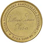 MEDAGLIE - CITTA - Roma  - Medaglia 1898-99 ... 