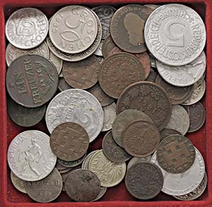 LOTTI - Estere  AUSTRIA - Lotto di 62 monete ... 