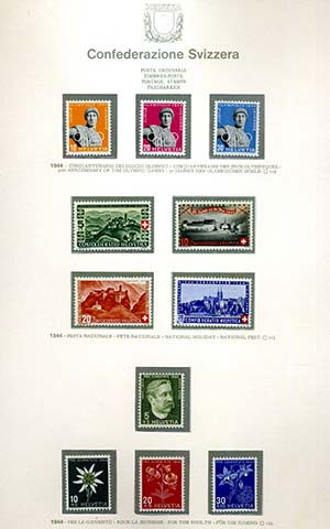 EUROPA - SVIZZERA  - Collezioni 1909-1981 ... 
