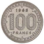 ESTERE - CAMERUN - Repubblica  - 100 Franchi ... 