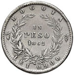 ESTERE - COLOMBIA - Repubblica  - Peso 1862 ... 