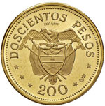 ESTERE - COLOMBIA - Repubblica  - 200 Pesos ... 