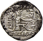 GRECHE - RE PARTHI - Mitridate II (123-88 ... 